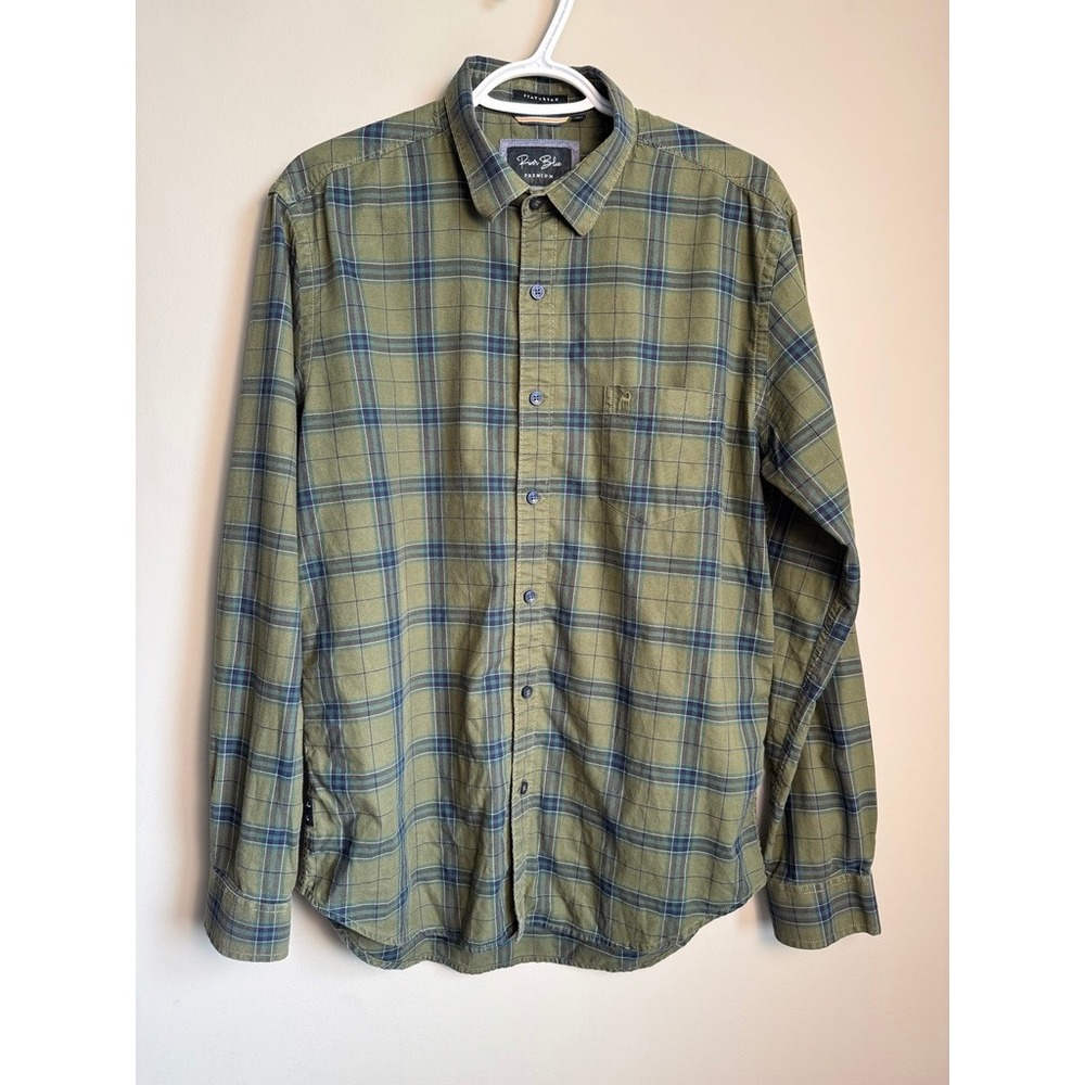 River Blue Premium Green Plaid Long Sleeve Button Down Shirt XL Gorpcore Cabin
